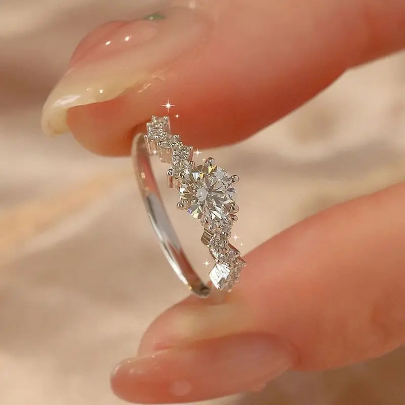 

New925Sterling Silver Ring for Women Japanese Style Index Finger Ring