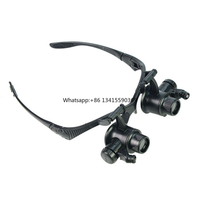 10X 15X 20X 25X Magnifying Eye Glasses Loupe LED Jeweler Watch Repair Magnifier