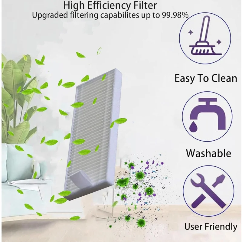 For 360 S8 S8 Plus 2S EZVIZ RE4 Plus RE5 Plus Spare Parts Roller Side Brush Hepa Filter Mop Rag Dust Bag Robot Vacuum Cleaner