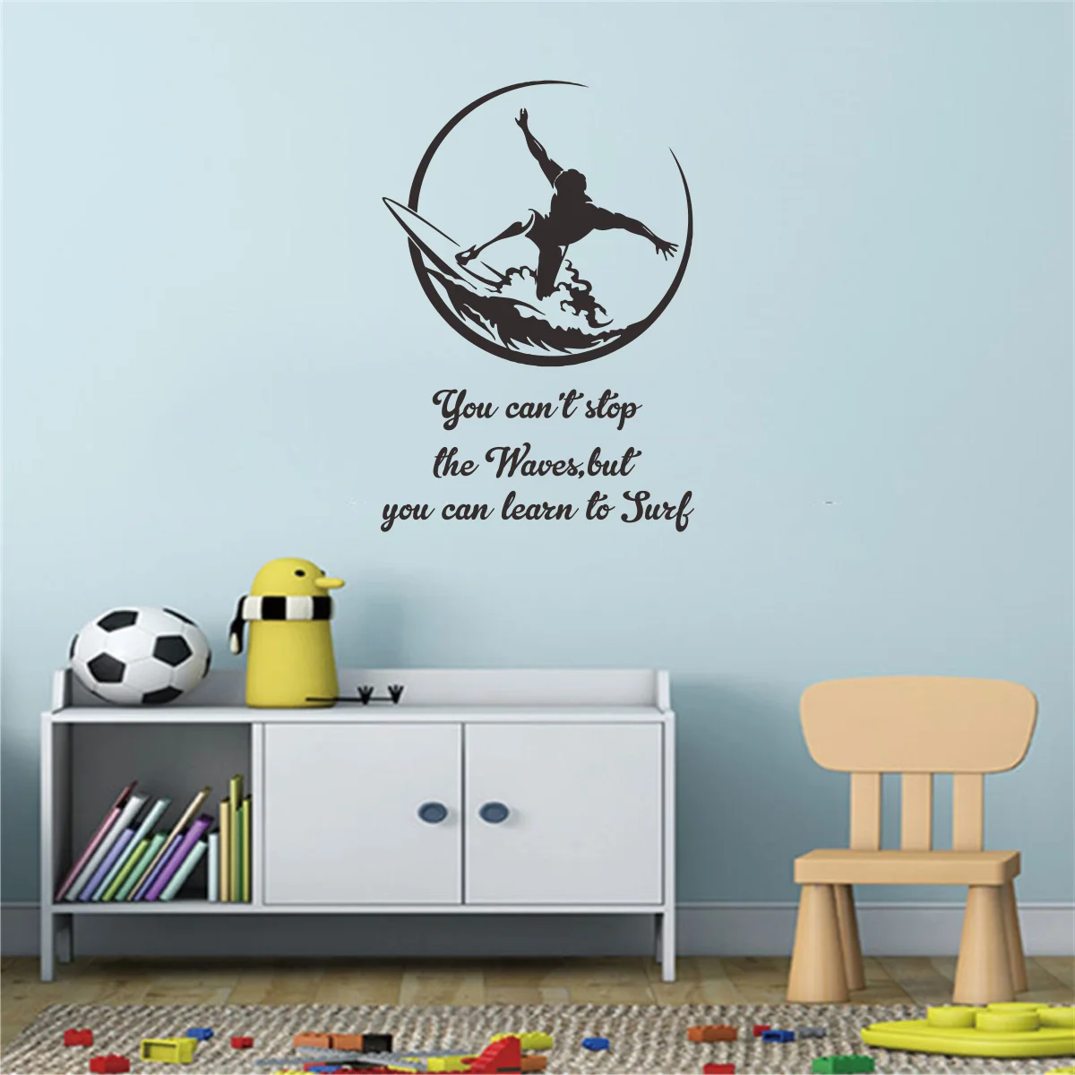 Виниловая Наклейка На Стену «Вы Не Можете Остановить Волны