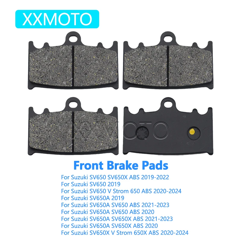 

For Suzuki SV650 SV650X ABS SV650A V Strom 650 ABS Motorcycle Accessories Front Brake Pads Kit Set High Quality Durable