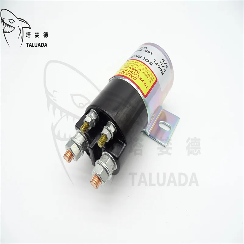 Katup solenoid pemutus bahan bakar E312C E320C E320B E312C suku cadang ekskavator flameout katup solenoid 4 pin 165-4026