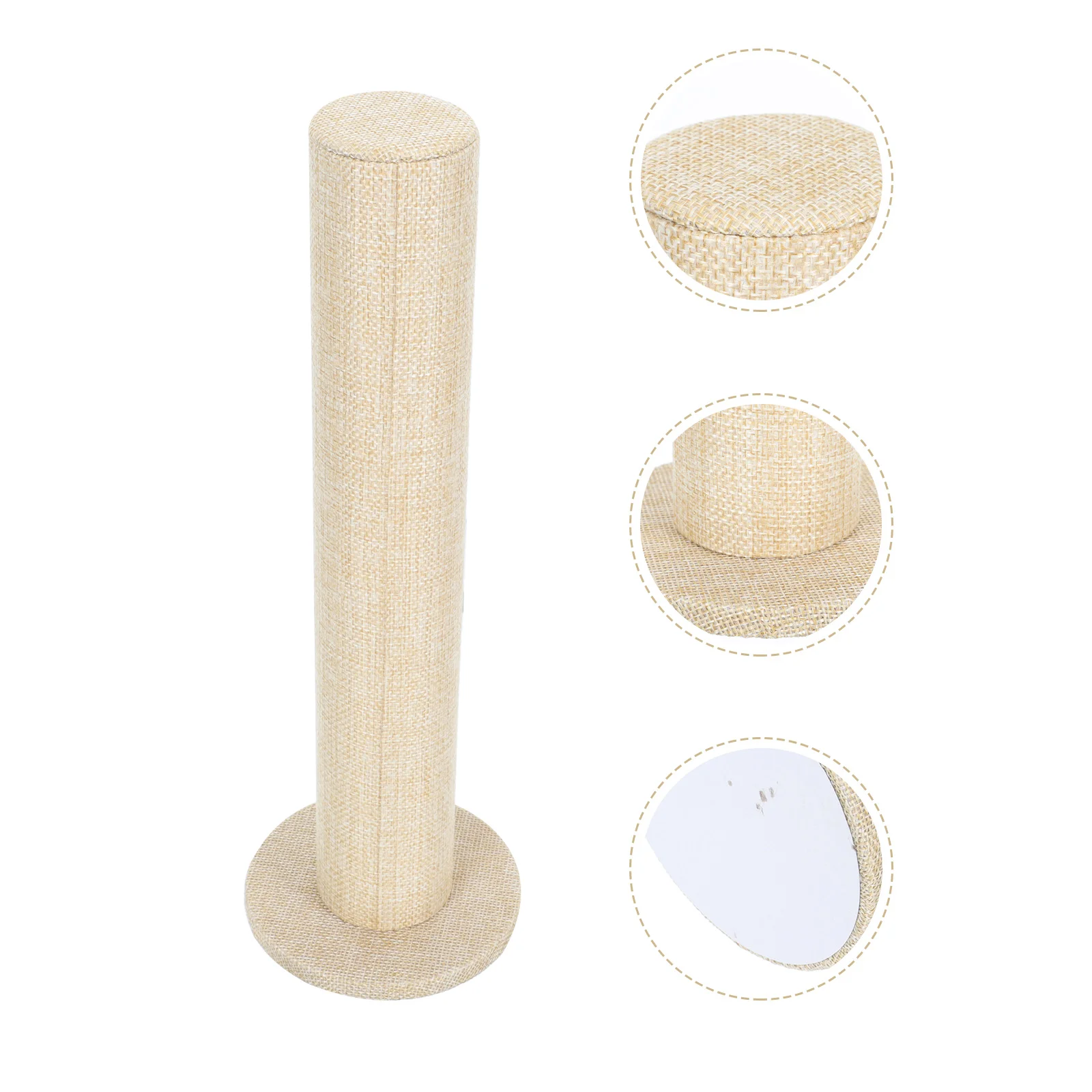 Hair Tie Display Stand Ring Watch Rope Storage Hairband Holder Flax Rubber Organizer Jewelry Rack