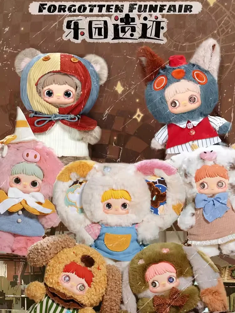 

In stock Genuine Maymei Forgetten Funfair 400% Blind Box Vinyl Plush Toy Figurine Ornament Mystery Box Collection For Girls Gift