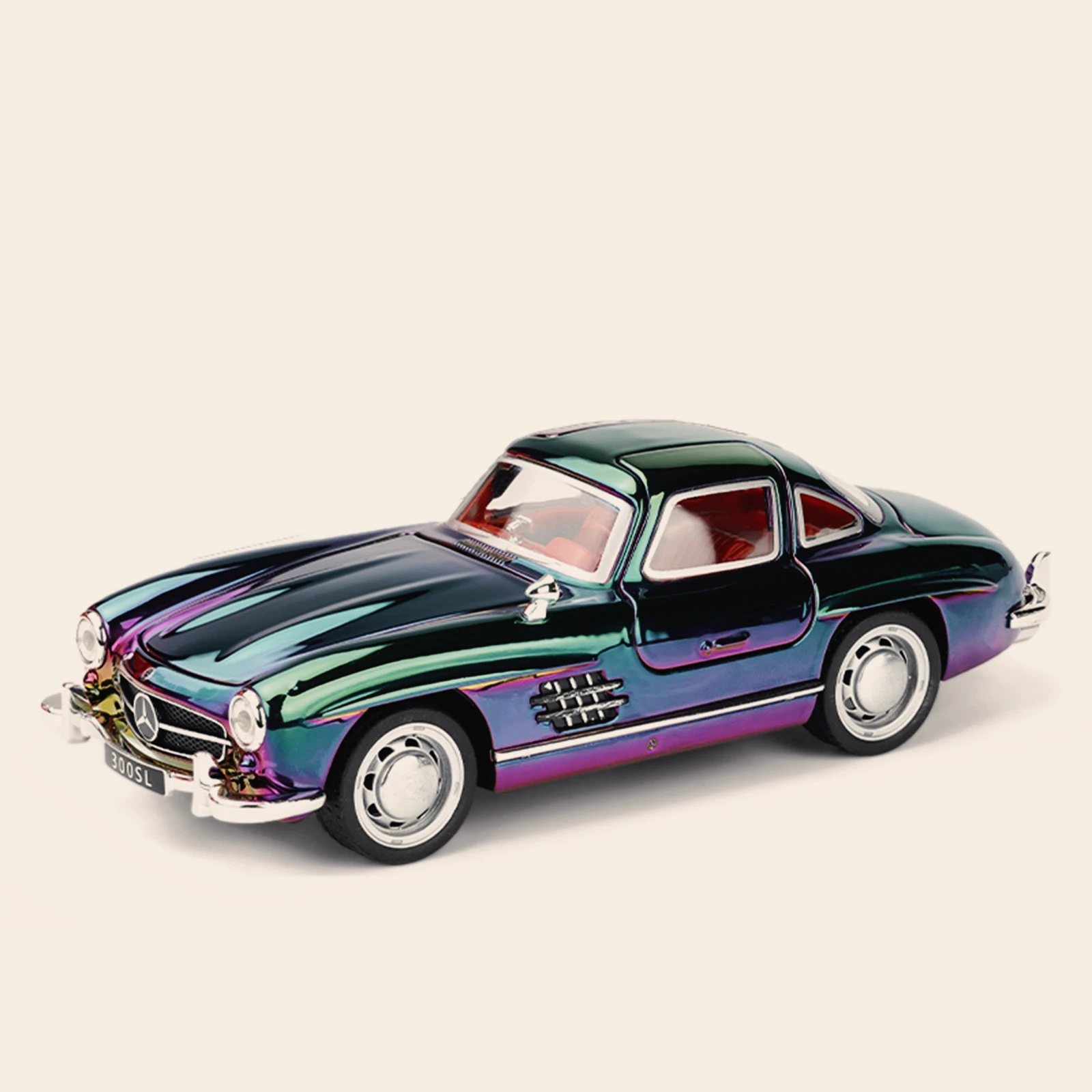 

1: 32 300SL Alloy Car Model Retro Classic Car Sound and Light Power Toy