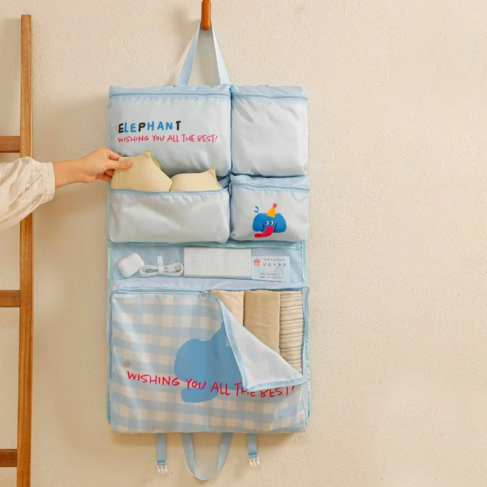 

Gifts 6in1 Organizer Hanging Bag Portable with Pockets Hand-held Clothing Packing Case Foldable Storage Hanging Bags