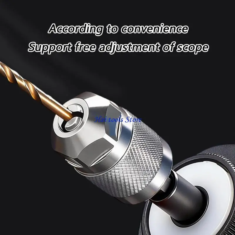 

X37E Быстроустанавливаемый промышленный 3-кулачковый патрон с шестигранным хвостовиком для мастеров, пневматических дрелей с