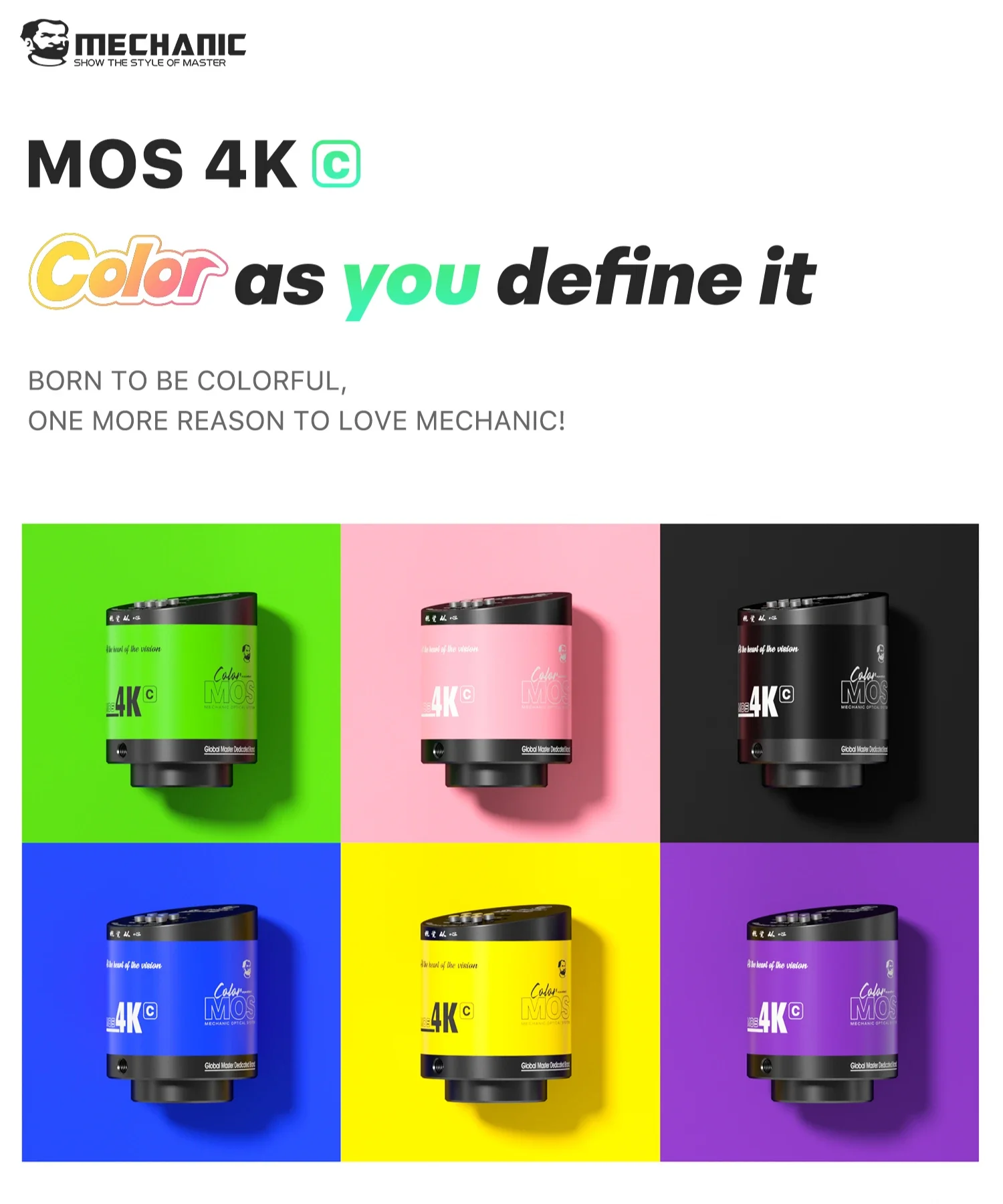 

MECHANIC MOS 4K C IMX415 Sony Sensor HD Industrial Microscope Camera for Digital Micro-Image Acquisition Soldering Repair Tool