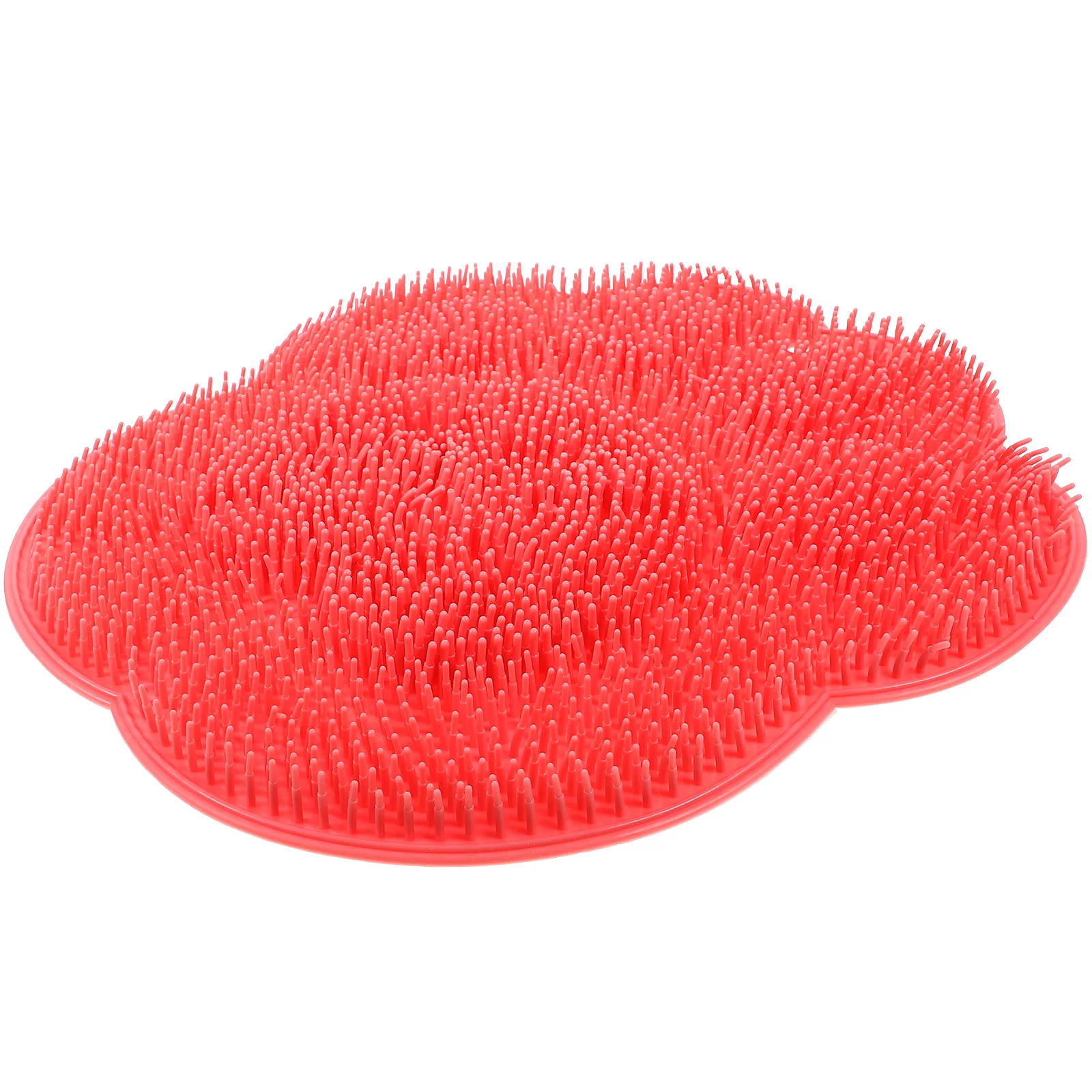 

Back Rub Pad Pink Shower Foot Massager Non Skid Cleaner Mat Suction Cup Scrubber Bathroom Massage Pad Skin Care