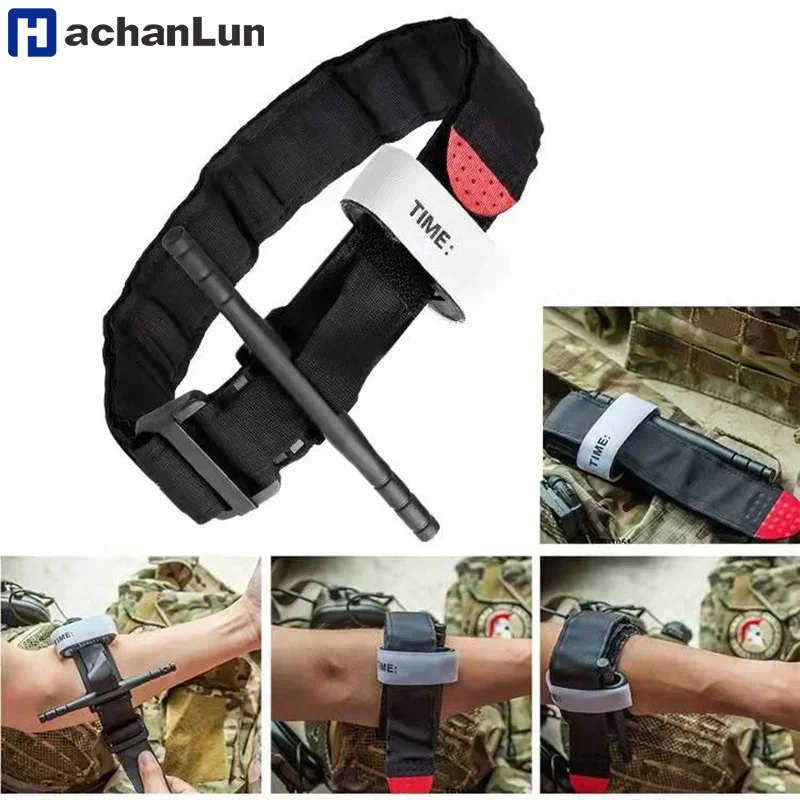 HACHANLUN 2 قطعة-4 قطعة عاصبة بقاء عاصبة القتال التكتيكية الغزل حزام الطوارئ الطبية استكشاف التخييم في الهواء الطلق #1
