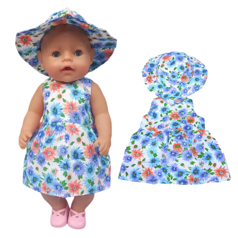 Doll Unicorn Romper Clothes for 40cm 43cm Born Baby Doll Wear Sets for 18 Inch Doll Coat Accessories Toys Wear