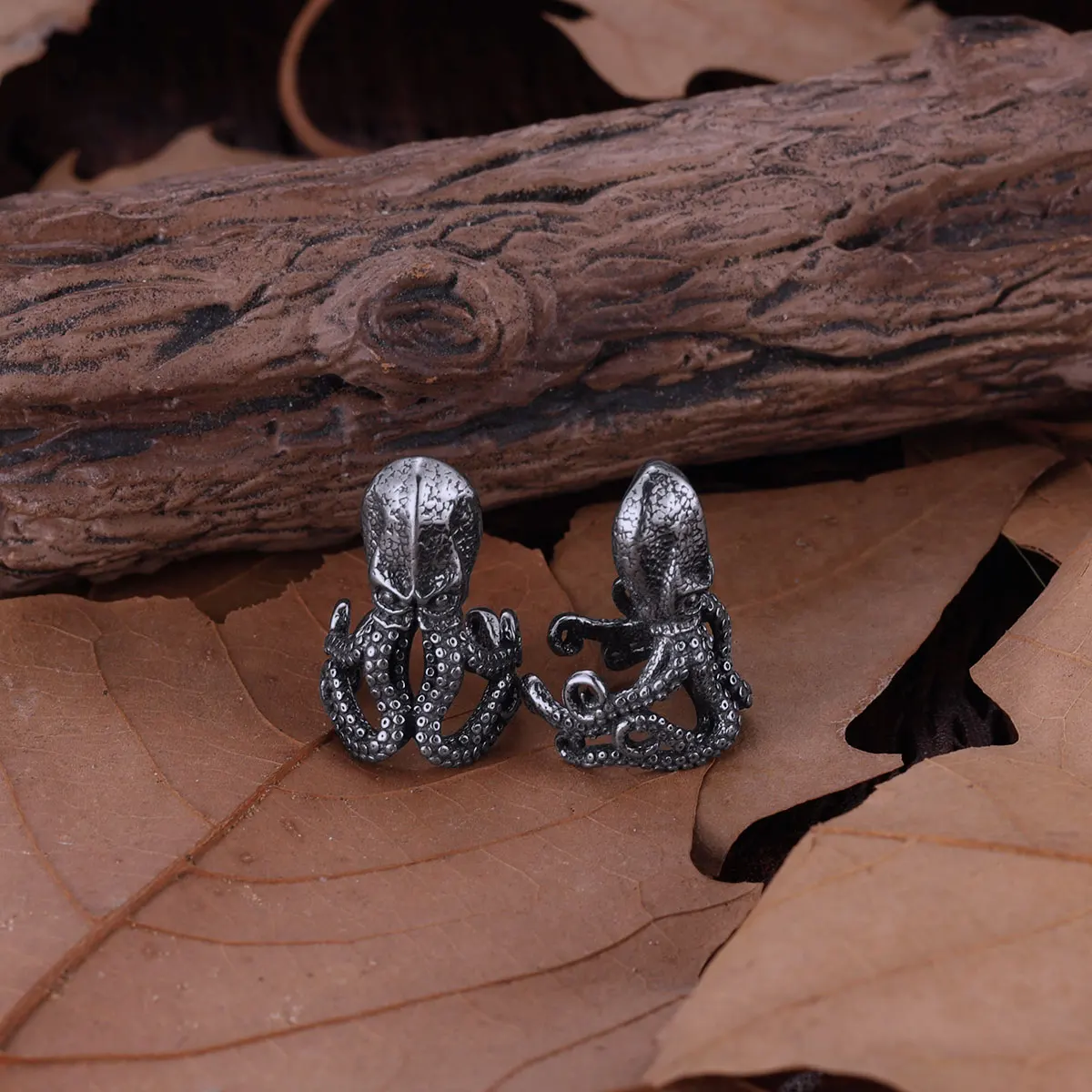 Fashion Design Stainless Steel Animal Octopus Ear Clip Earring Creative Handmade Female Non-piercing Cuff Jewelry Gift
