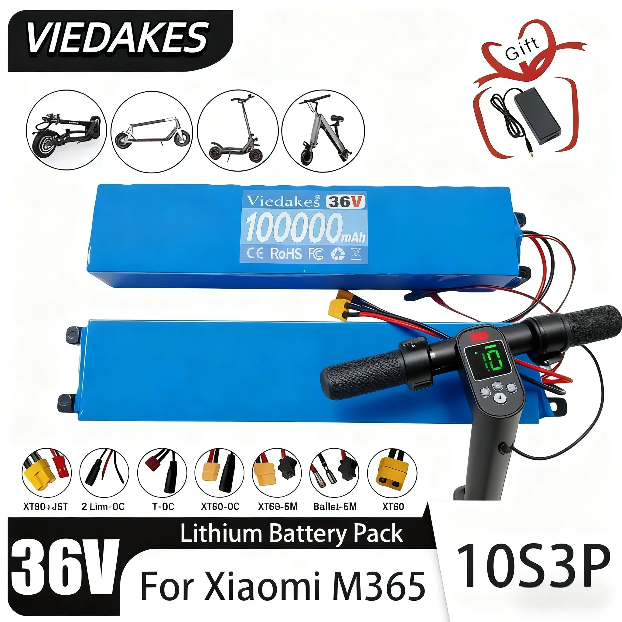 

factory outlet 36V 10S3P 18650 Lithium Battery Pack 500W High Power Battery High Quality Battery Pack for M365 BMS DIY 42V