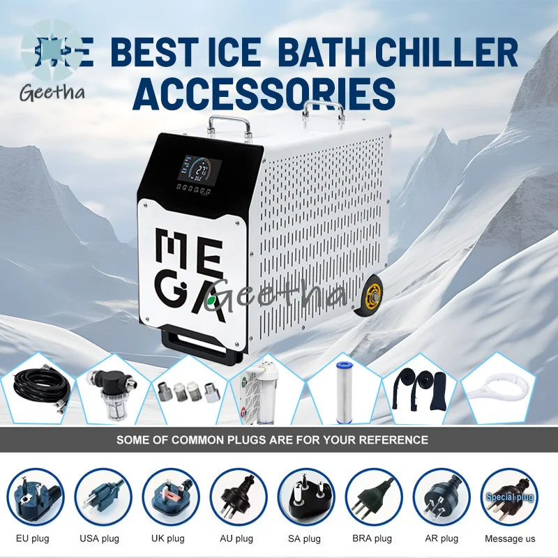 1HP 0.8HP Hot Bath Ice Baths Machine Ice Bath Cold Plunge Chiller for Recovery