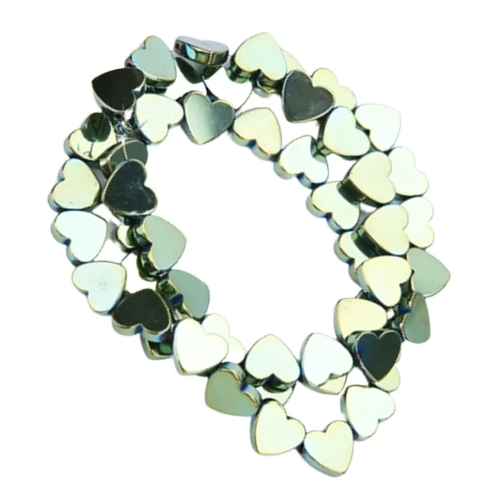 

Heart Shape Peach Beads for Jewelry Making DIY Crafts Loose Bead Bracelet Necklace Hollow Stone Accessories Colored