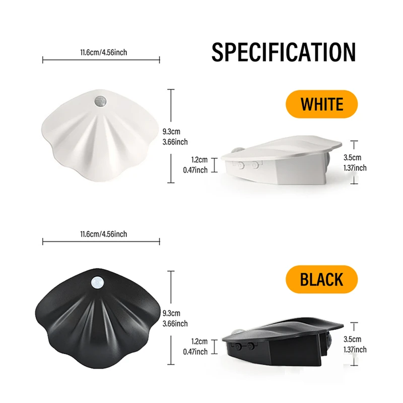 Modern LED Night Light Motion Sensor Wireless USB Charging Intelligent Wall Lamp for Kitchen Bedroom Corridor Living Room Sconce