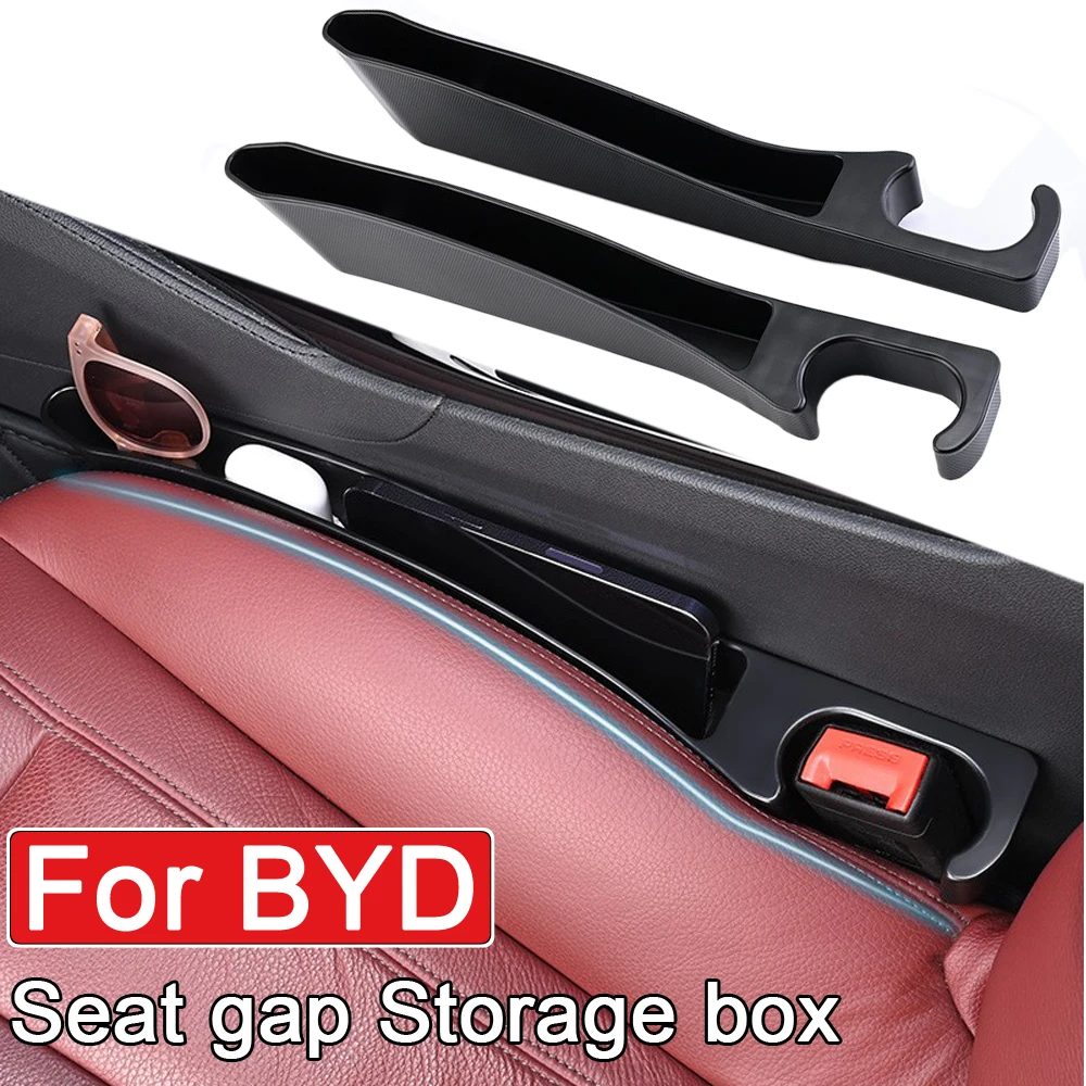 Car Seat Gap Storage Box Seat Side Seam Leak Proof Seat Gap Plug Strip Box For BYD Tang DM Lied Max Yuan S7 Qin 80 Lied Pro ATTO