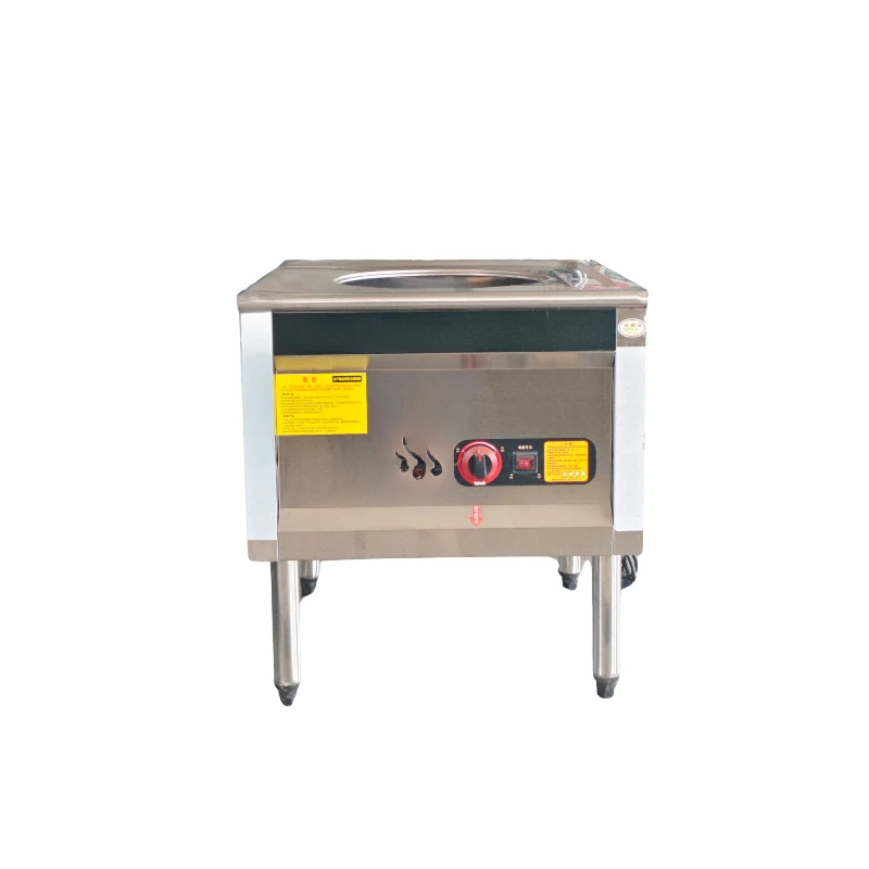 Gas steamer kitchen equipment for cooking food in restaurants and catering businesses