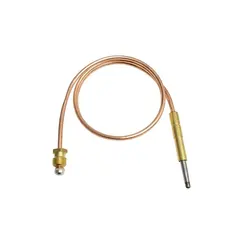 Gas Boilder Pilot Burner Thermocouple Wire Flame Sensor M9*1 Nuts Connection Copper Tube Length 600mm