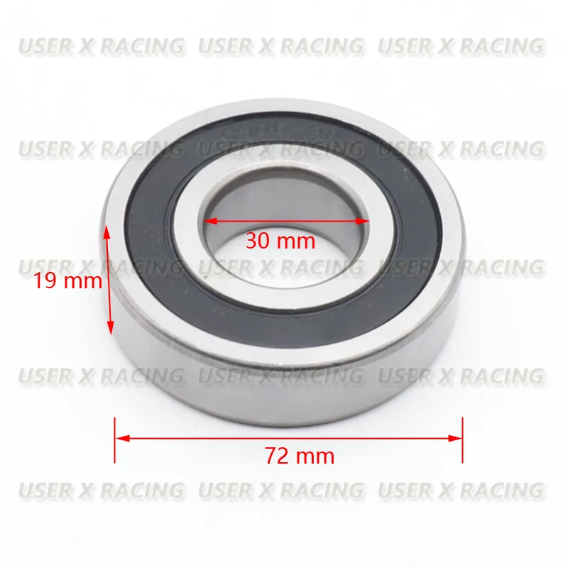 USERX Universal Motorcycle Bearings 6306-2RS 6306 2RS High Quality Durable Secure Waterproof Motorcycle parts