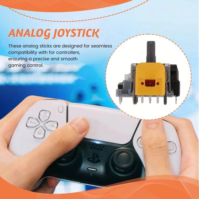 50Pcs For  Game Console Joystick Sensor Module Potentiometer Hall Effect 3D Joystick Module Analog Stick