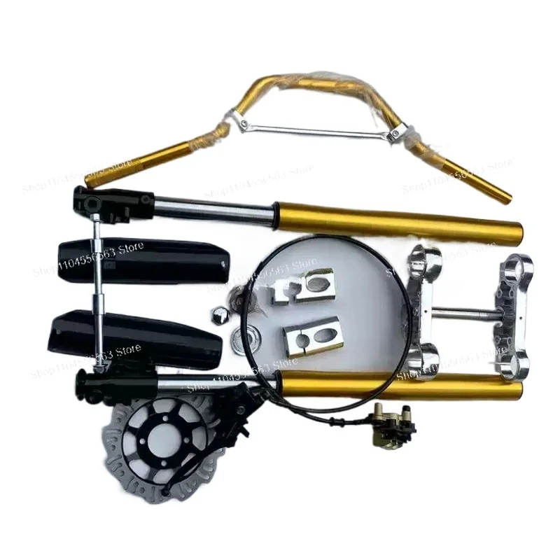 Off-Road Dirt Bike Kit 650-800MM Inverted Front Shock Assembly With Matching Shock Pump Stable Front Brake Control Spare Parts