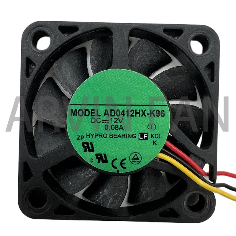 COOLING REVOLUTION AD0412HX-K96 4cm 40mm Fan 4006 12V 0.08A 3-wire Slim And Quiet Cooling Fan