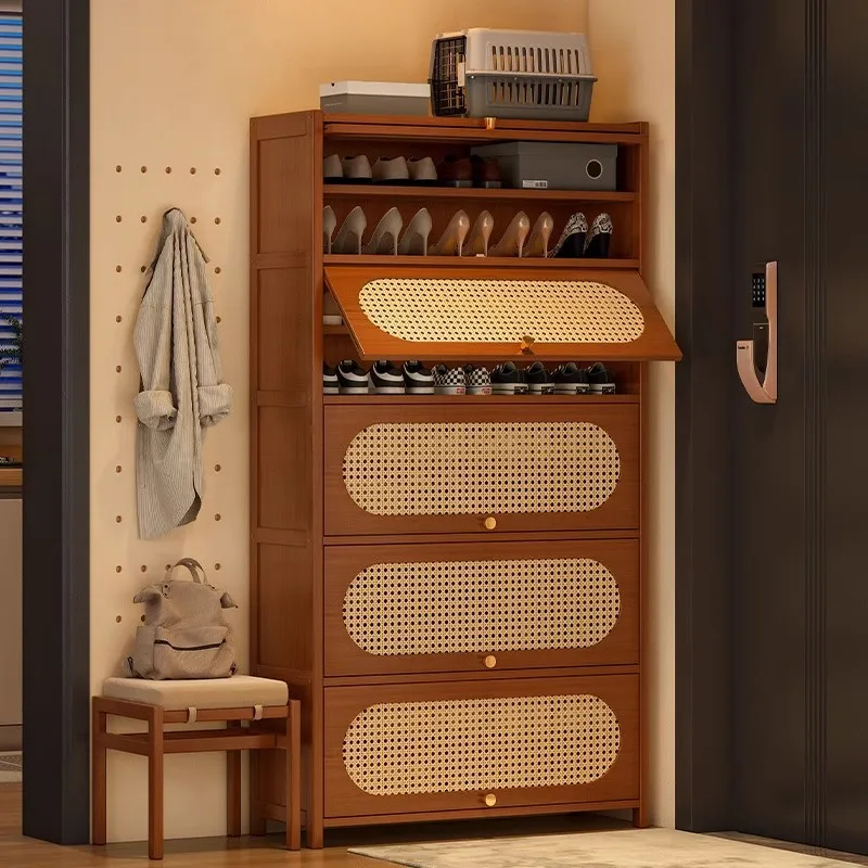 

Modern Nordic Shoe Cabinet Italian Style Natural Luxury Living Room Shoe Rack Salon Display Corner Szafka Na Buty Furniture Home