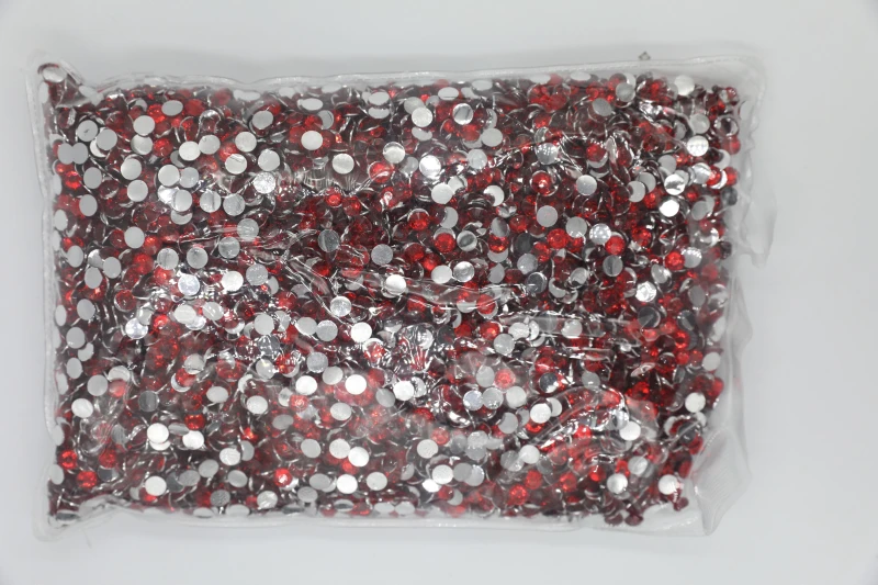 

Siam Color Wholesale Flatback стразы Resin Non hotfix Rhinestones in Bulk Package Plastic Nail Art Decoration for Garment