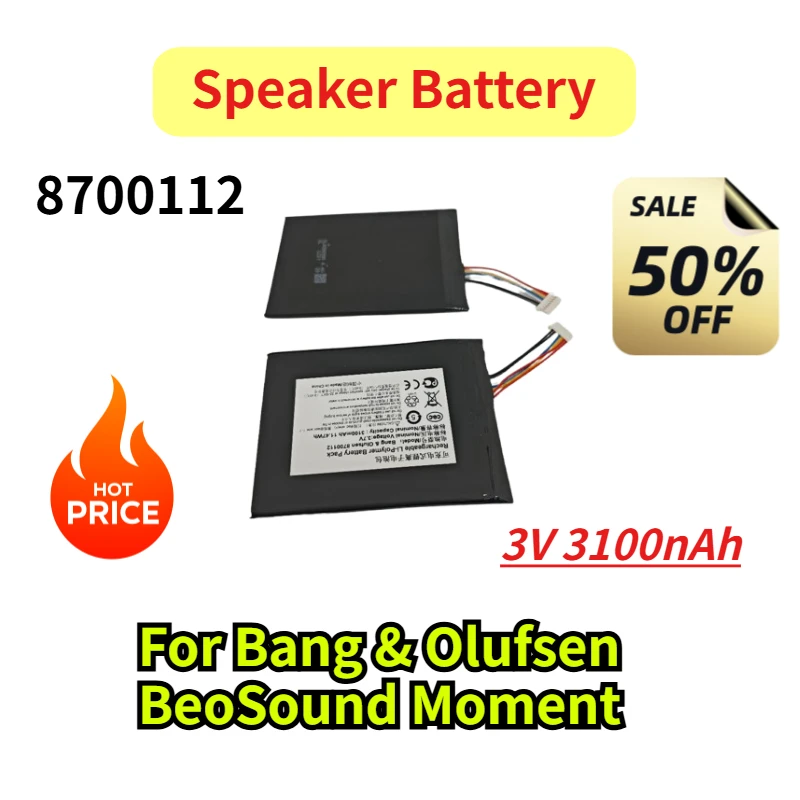 

8700112 Speaker Battery for Bang & Olufsen BeoSound Moment 3V 3100nAh