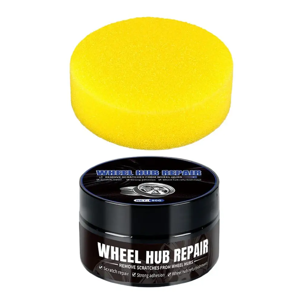 80g Auto Wheel Scratches Repair Wax Car Tire Retread Maintenance Protective Polishing Coating Anti-oxidation Clean Tools Me T1J4