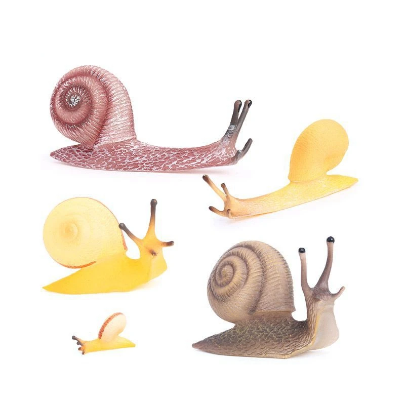 Simulation snail model desktop small snail ornament garden flower pot snails decoration
