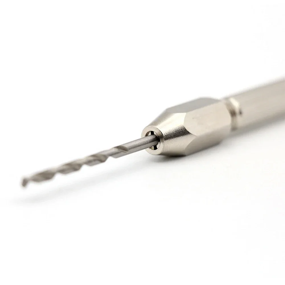 0.5-3.2mm Double End Pin Vise Hand Chuck With 10pcs Drill Bit Rotary Tools Kit For Jewelry Wood Watch Repair Maintain Tool
