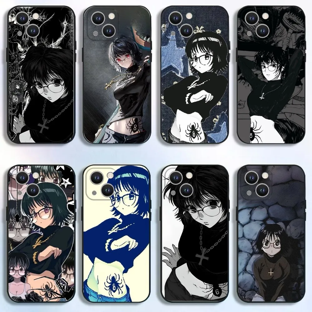

Shizuku Phone Case For iPhone 16,15,14,13,12,11 Plus,Pro Max,XS,X,XR,SE,Mini,8,7,Soft Silicone Black Cover