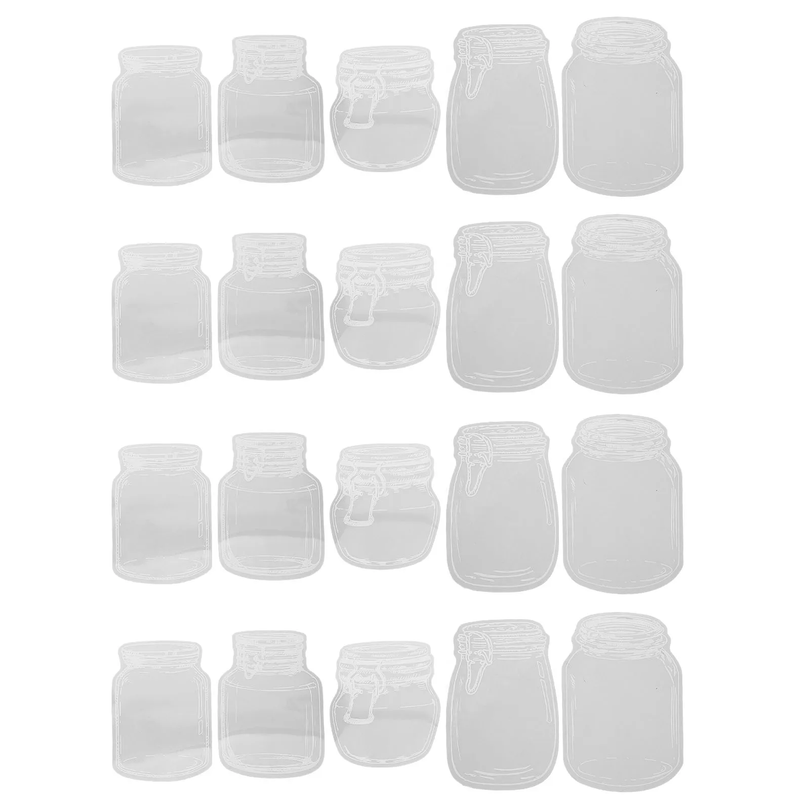 

20 Sheet Transparent Dried Flower Bookmarks Bottle Shape Blank Pressed Flower Bookmarks Fun Page Marker DIY Bookmark Making Kit