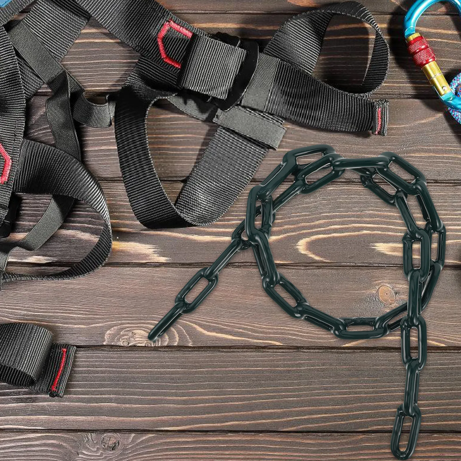 

Цепь для качелей 1 метр, регулируемая, прочная, железная фурнитура для уличных и домашних качелей, сменная, для детских качелей-дисков, усиленная