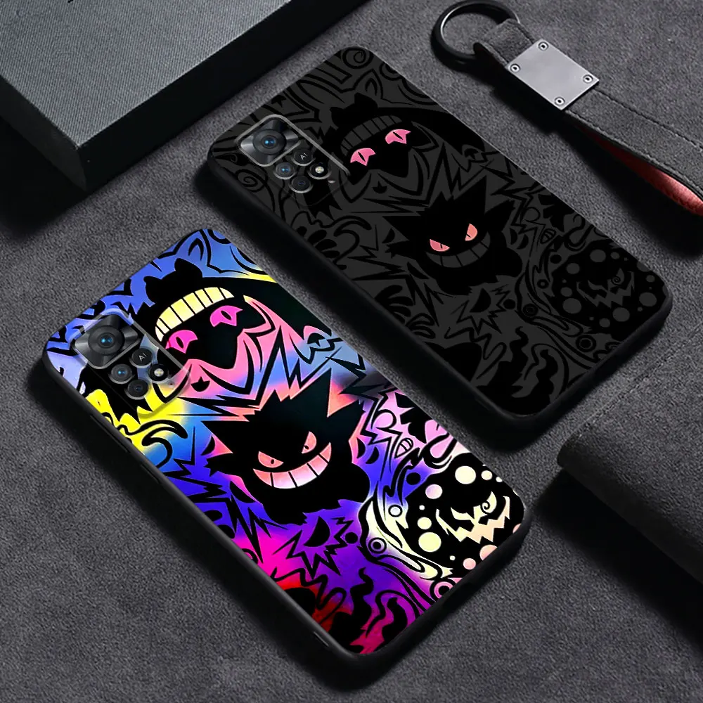 Case for Xiaomi Redmi Note 8T 13 Pro 9 8 7 11 Pro 10 11S 9S 9T 12 10S 12S 11 TPU Soft Anime P-Poke-mon G-Gen-gar Cover