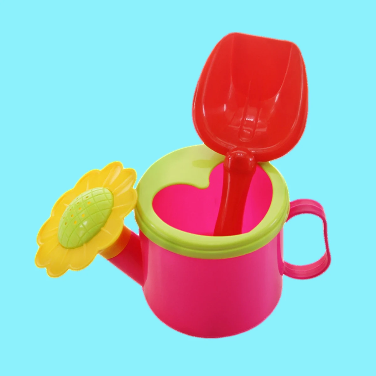 

Baby Bath Beach Sand Playset Sunflower Cartoon Gift Red Light Small Kids Bath Beach Playset Tools Party Game Gift For