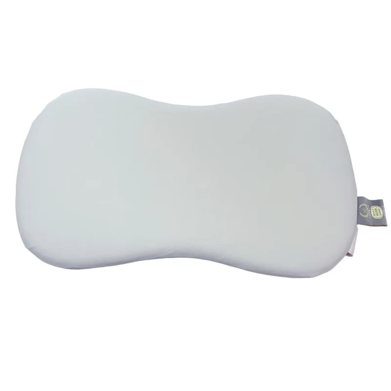 Baby Silicone Head Shaping Pillow with Soft Pure Cotton Cover  Skin-friendly Infant Pillow  Breathable Kids Sleeping Cushion