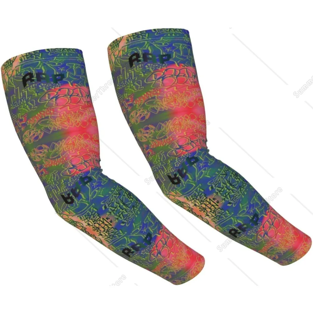 

Graffiti Arm Sleeves Funny Arm Cover Mens Cooling Arm Sleeve for Outdoor