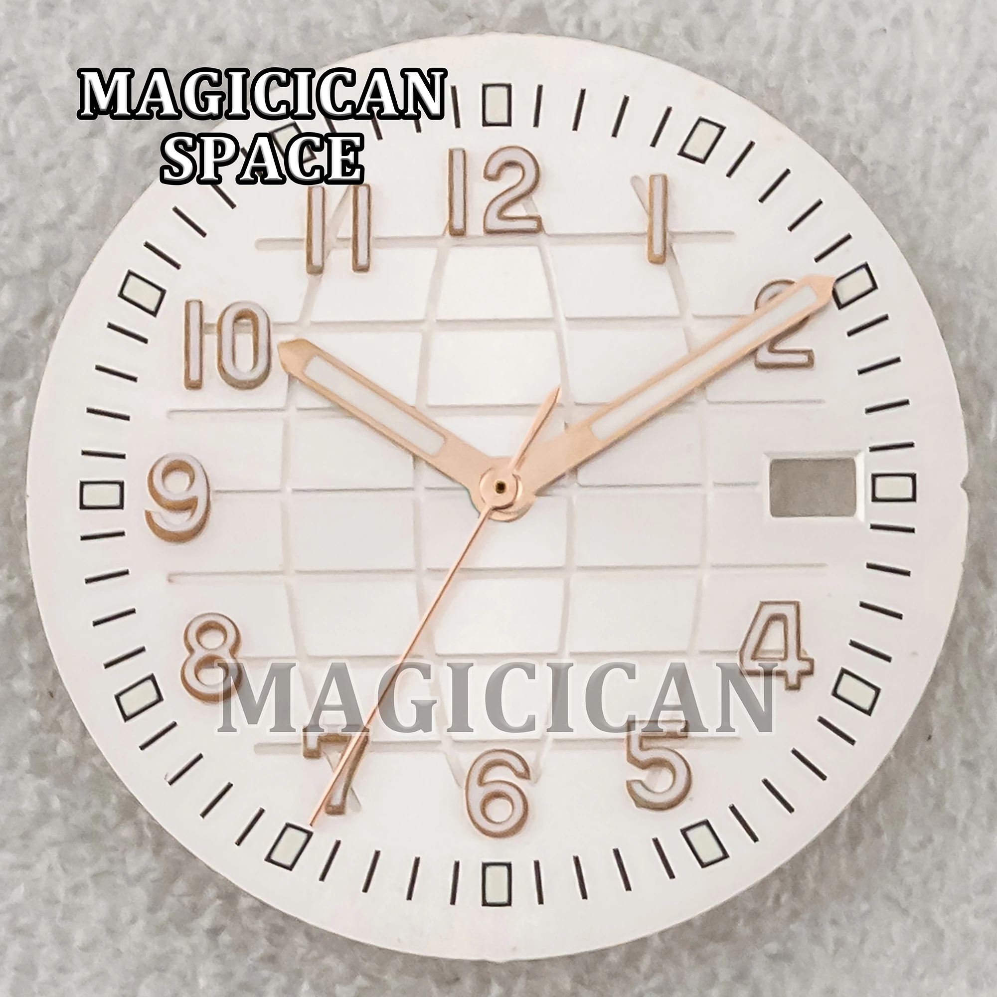 NH35 Dial Hands for AQUANAUT Nautilus 42mm Case Watch Mod Parts Luminous Dial Needles fit MH34/NH35/NH36 Mechanical Movement