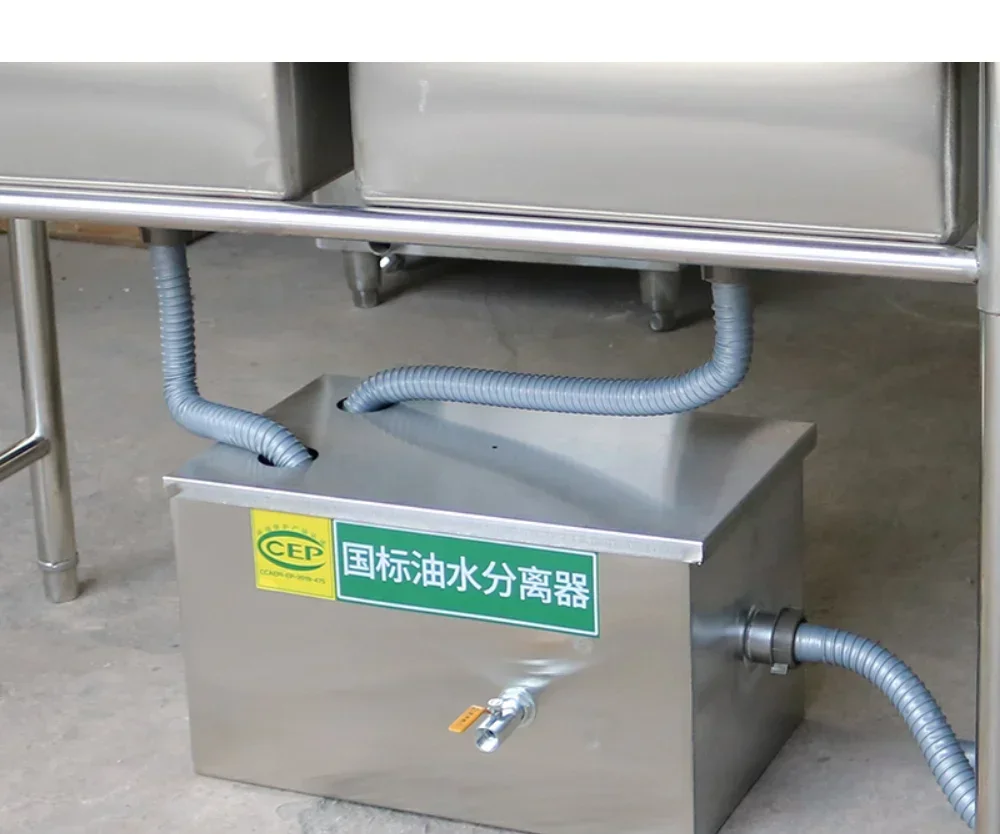 Oil-water separator kitchen catering commercial water oil filter small restaurant hot pot buried grease trap oil pollution