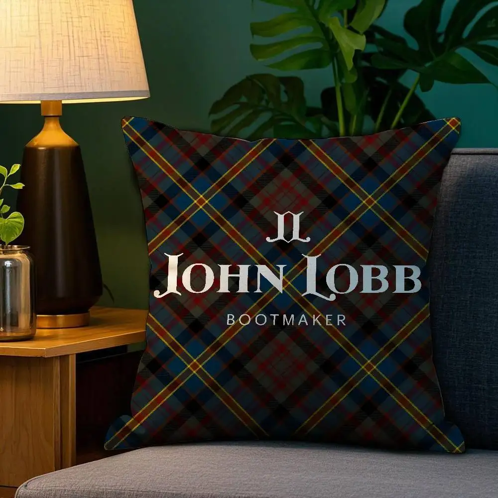 جون L-Lobb B-Bootmaker كيس وسادة مكافحة الغبار المخدة غير مرئية سستة حريري قصير أفخم غطاء وسادة أريكة