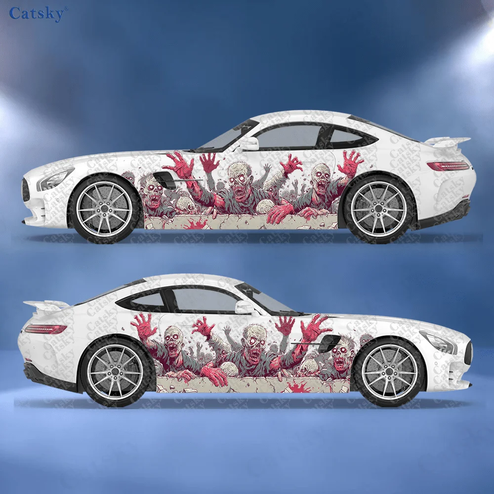 

Наклейка на стекло автомобиля с изображением зомби, прорывающихся сквозь стену, 2 шт., подходит для легковых и грузовых автомобилей, прочная, устойчивая к выцветанию, легко устанавливается.