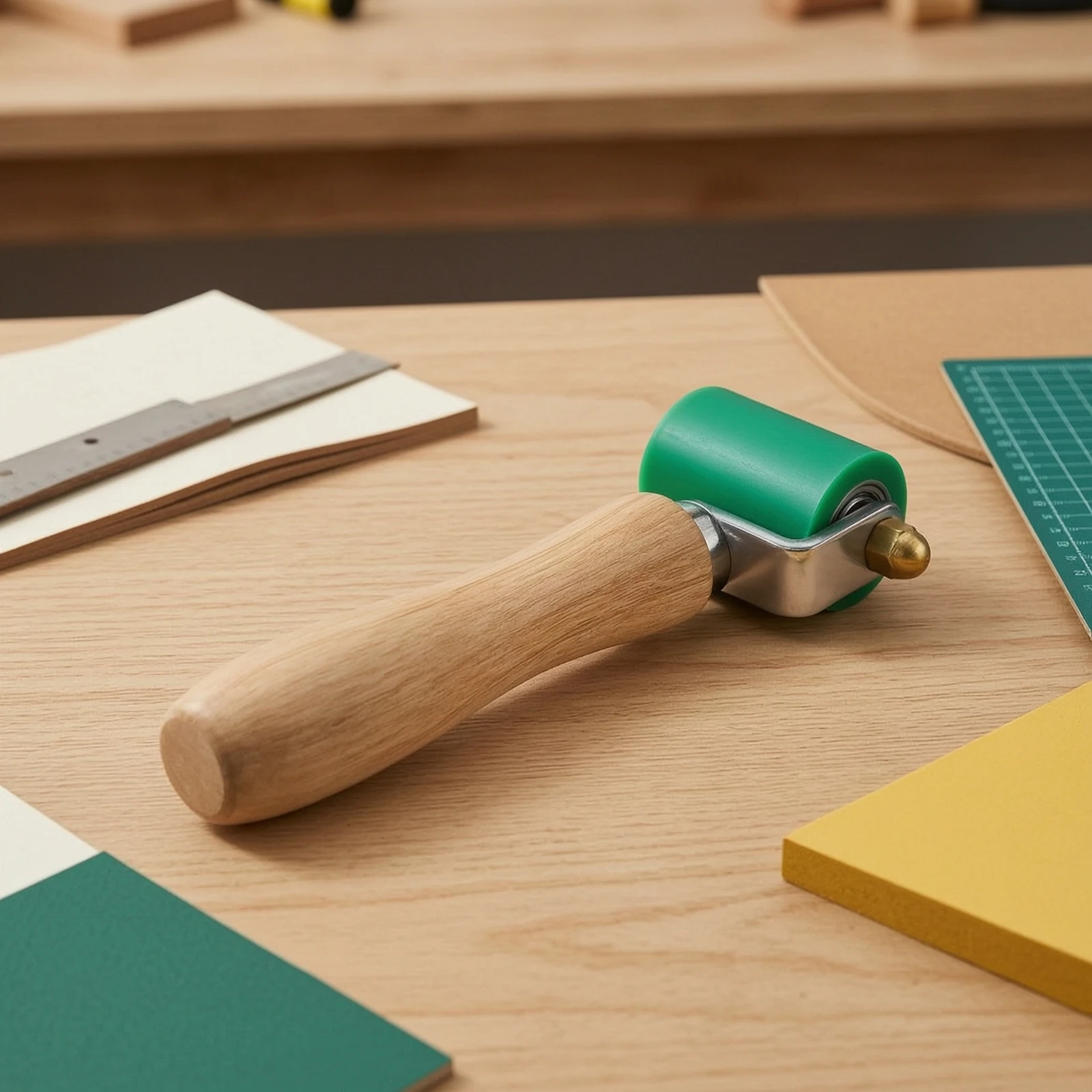 Seam Roller with Wooden Handle - Workshop Tools Wood review and price