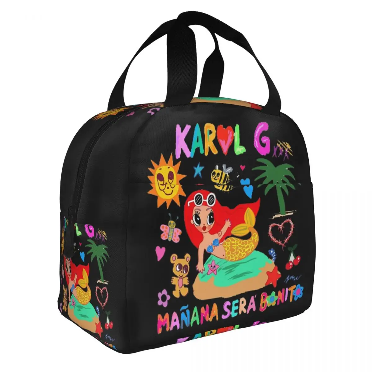 Custom Manana Sera Bonito Colombian Singer Karol G Insulated Lunch Bag for Women Leakproof Thermal Cooler Lunch Tote Travel