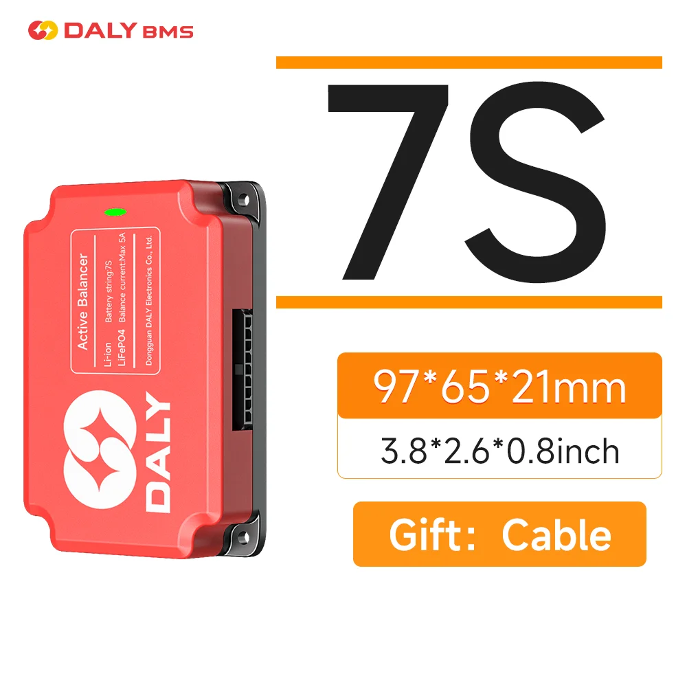 Daly Smart Active Balancer BMS Lifepo4 Active Equalizer 4S Balanceador de Bateria 24V Load Balance Board Bluetooth 1A Strom 6