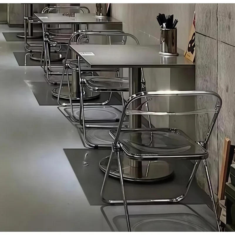 Stainless Steel Square Dining Table Outdoor Restaurant Hotel Furniture