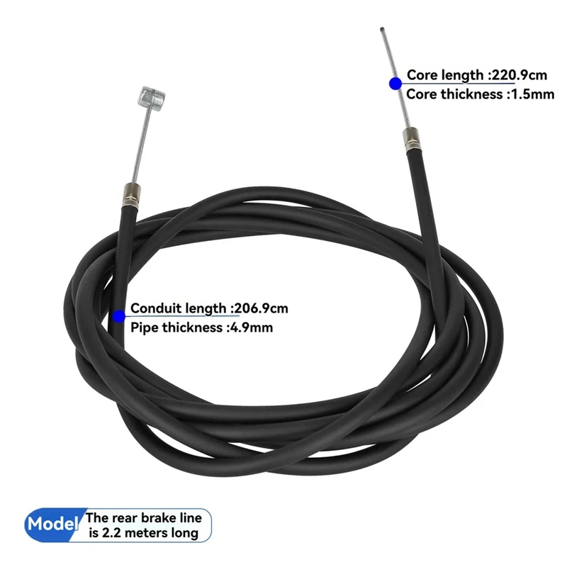 Electric Scooter Brake Line Rear Brake Cable for ZT3 Electric Scooter Bike Accessories