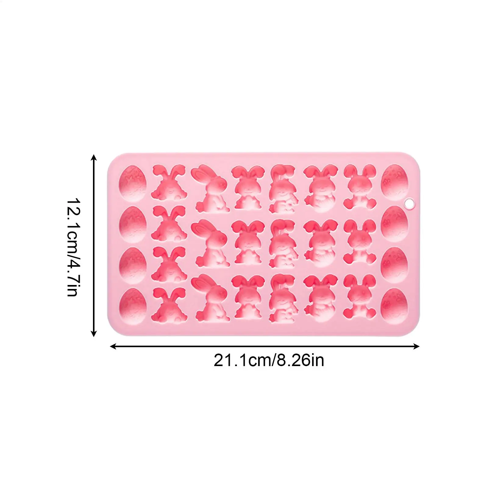 Easter Silicone Molds Nonstick Food Grade Baking Pan Easter Egg Silicone Mold Pan For Cookie Muffin Jelly Dessert Cake - view 6